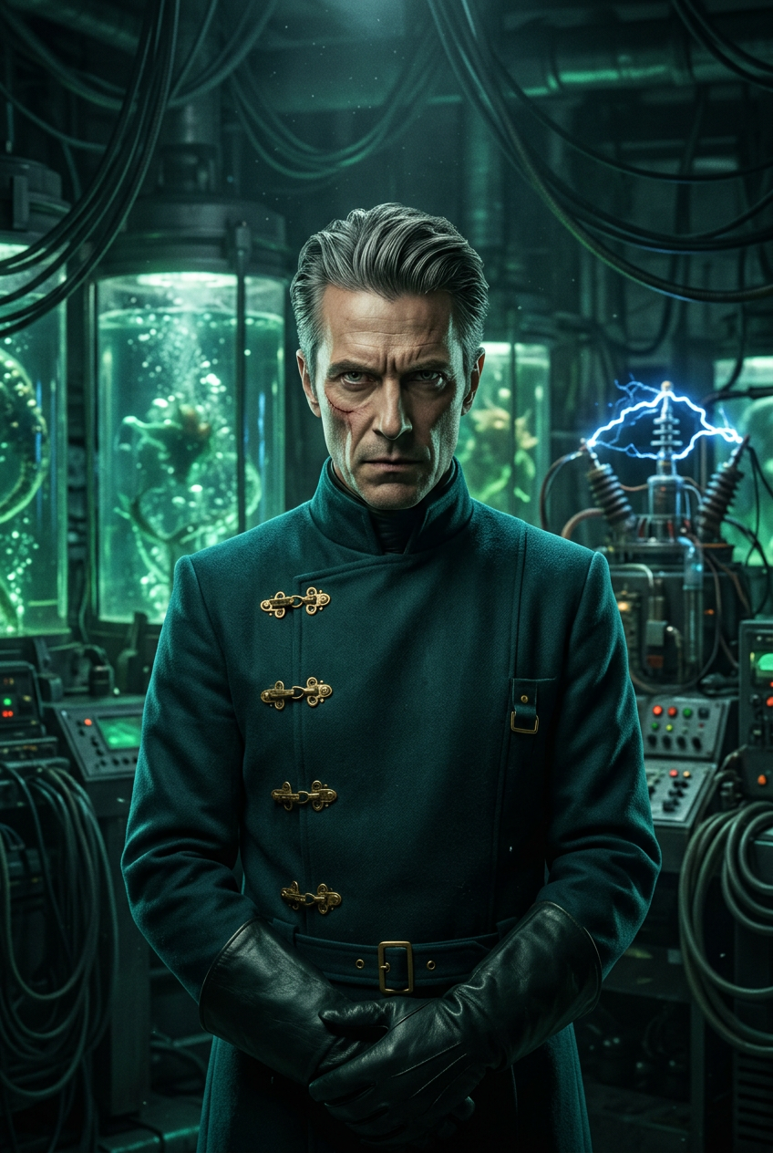 Portrait du Dr. Zarro dans son laboratoire