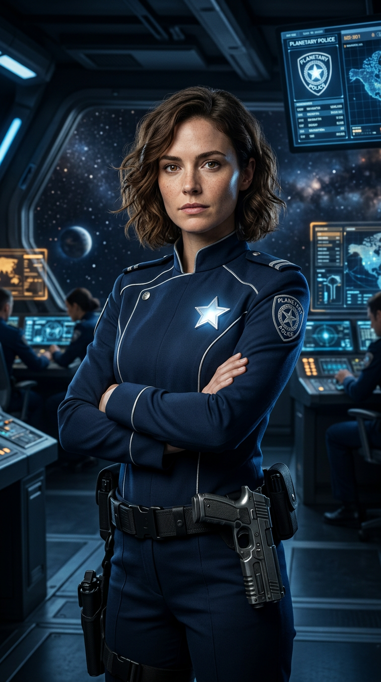 Joan Randall — officière de la Police Planétaire